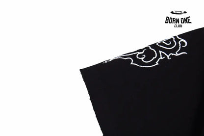 Balenciaga T-shirt with Gothic Flame Logo Camiseta T-shirt