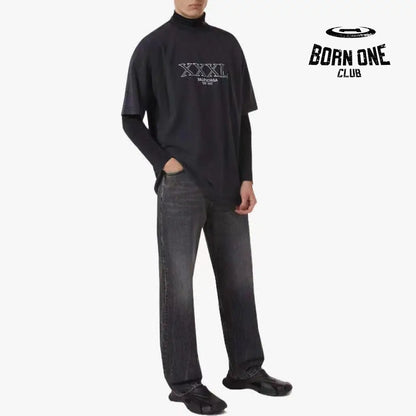 Balenciaga T-Shirt with XXXL Logo Camiseta T-shirt