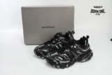 Balenciaga Track Black Black-And-White Painting