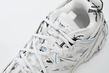 Balenciaga Track. Black Graffiti Art