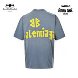 Balenciaga Vintage Logo T-Shirt (Blue) Camiseta T-shirt