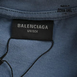 Balenciaga Vintage Logo T-Shirt (Blue) Camiseta T-shirt