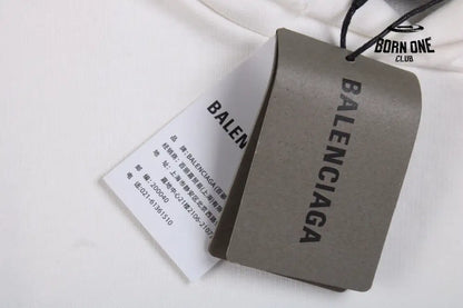 Balenciaga White Be Yourself Hoodie Moletom Sweatshirts