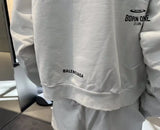 Balenciaga White Be Yourself Hoodie Moletom Sweatshirts