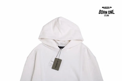 Balenciaga White Hoodie Moletom Sweatshirts