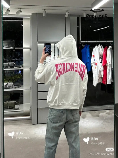Balenciaga White Hoodie Moletom Sweatshirts