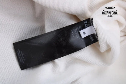 Balenciaga White Hoodie Moletom Sweatshirts