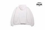 Balenciaga White Hoodie with ’I Love’ Graphic Moletom Sweatshirts