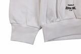 Balenciaga White Logo Hoodie Moletom Sweatshirts