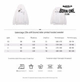 Balenciaga White Logo Hoodie Moletom Sweatshirts