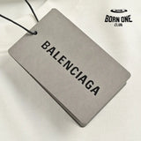 Balenciaga White T-Shirt with Paris Graphic Camiseta T-shirt