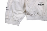 Balenciaga White Zip-Up Track Jaqueta Sweatshirts