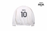 Balenciaga White Zip-Up Track Jaqueta Sweatshirts