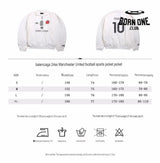 Balenciaga White Zip-Up Track Jaqueta Sweatshirts