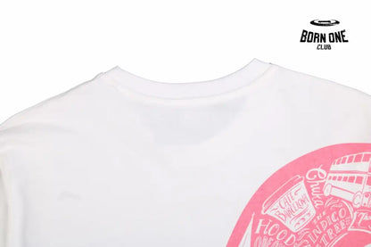 Balenciaga x Supreme T-shirt with Front Logo (White) Camiseta T-shirt