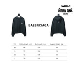 Balenciaga x Under Armour Zip Up Hoodie Black/White Moletom
