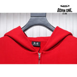 Balenciaga x Under Armour Zip Up Hoodie ’Red/White’ Moletom