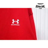 Balenciaga x Under Armour Zip Up Hoodie ’Red/White’ Moletom