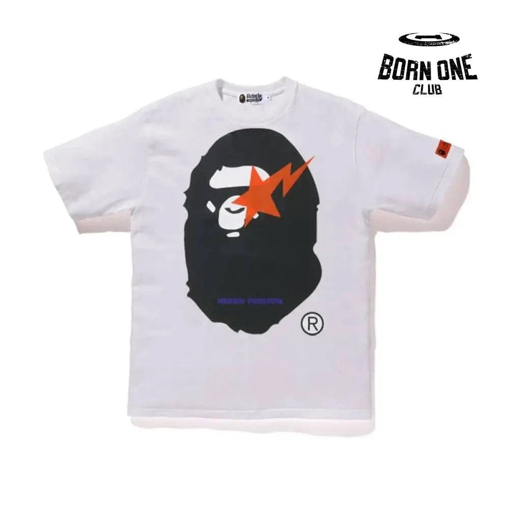 BAPE x Heron Preston Relaxed Fit P / Branco