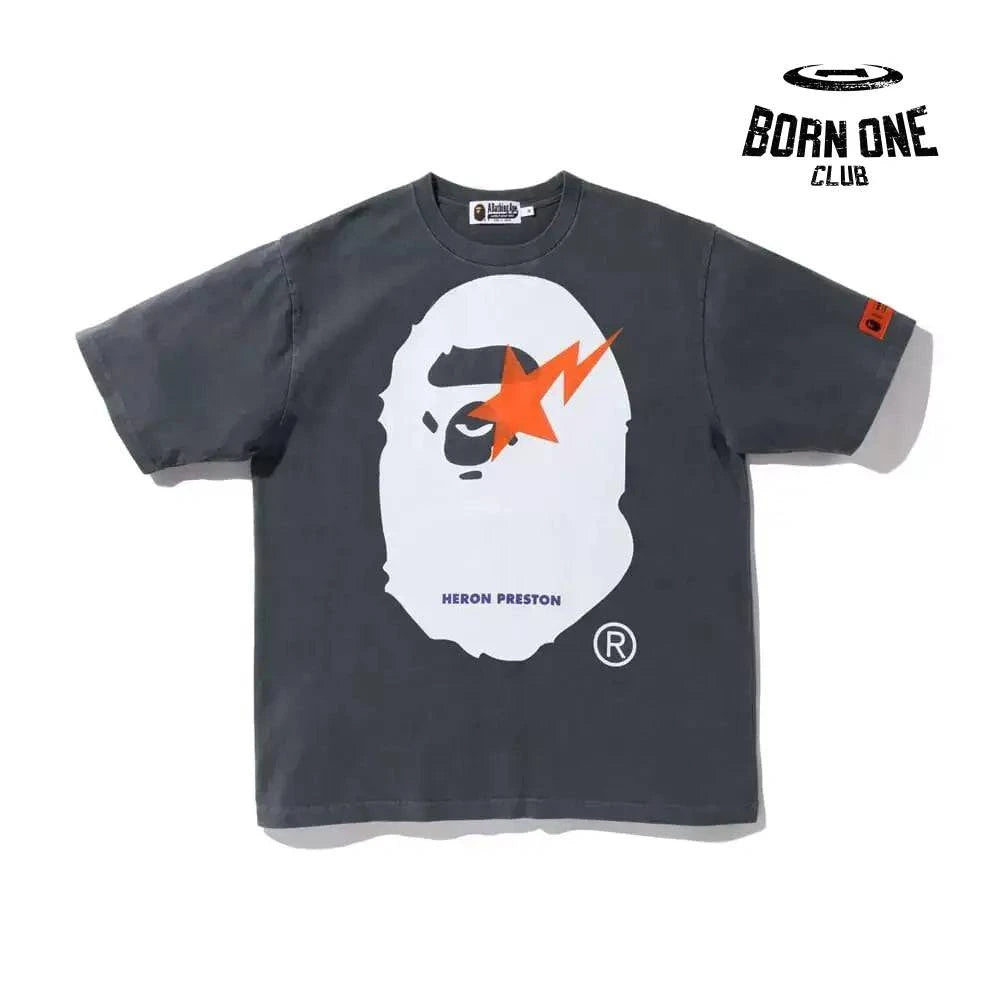 BAPE x Heron Preston Relaxed Fit P / Cinza
