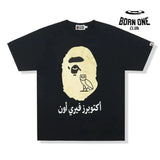 BAPE x OVO Ape Head Black Gold
