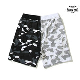 Bape Shorts Black White