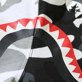 Bape Shorts Black White