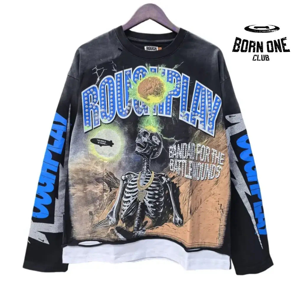 Rough Play Camiseta Manga Longa