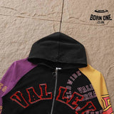 Moletom Vale Forever Crest Zíper Purple/Yellow