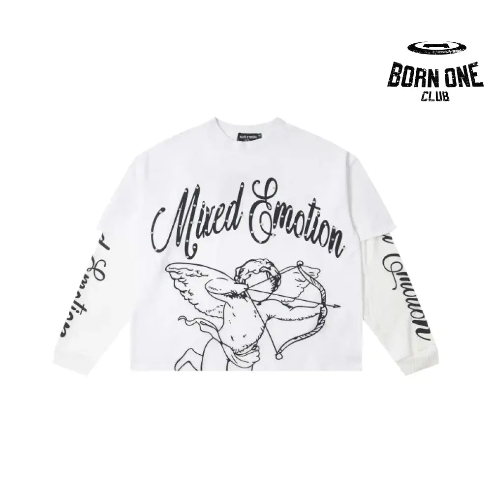 Camiseta Manga Longa Mixed Emotion