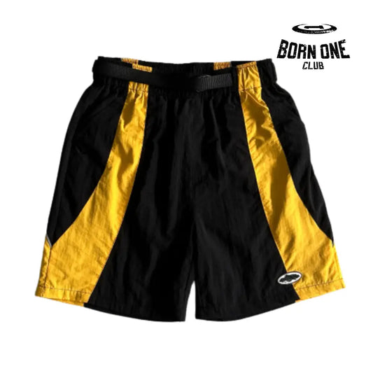 Bermuda Corteiz Alcatraz Sun & Rain Black & Yellow P