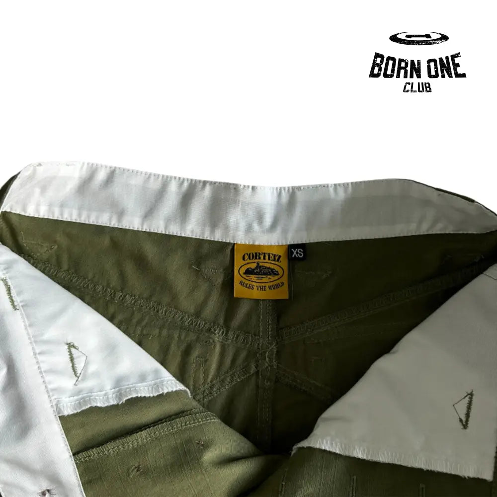 Bermuda Corteiz Slant Pocket Green