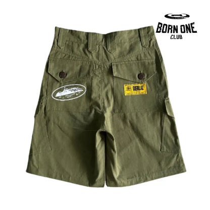 Bermuda Corteiz Slant Pocket Green