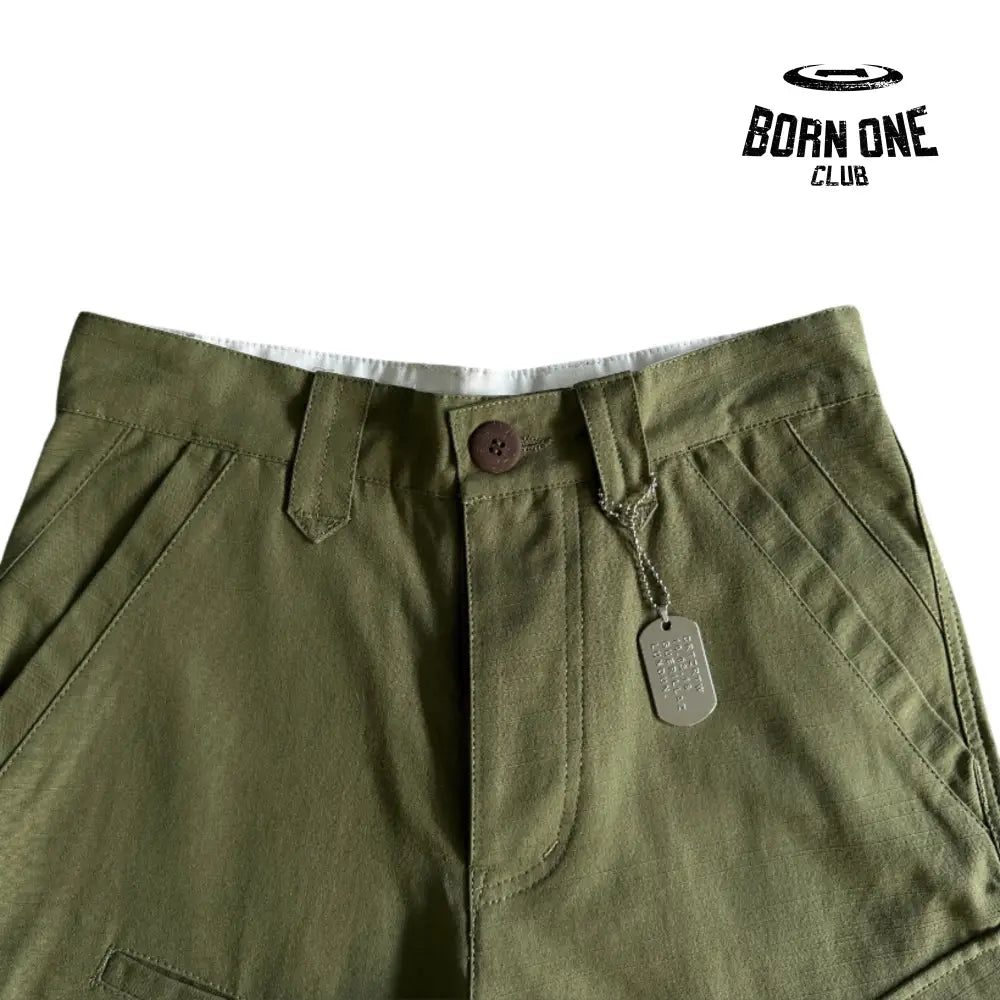 Bermuda Corteiz Slant Pocket Green