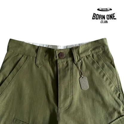 Bermuda Corteiz Slant Pocket Green