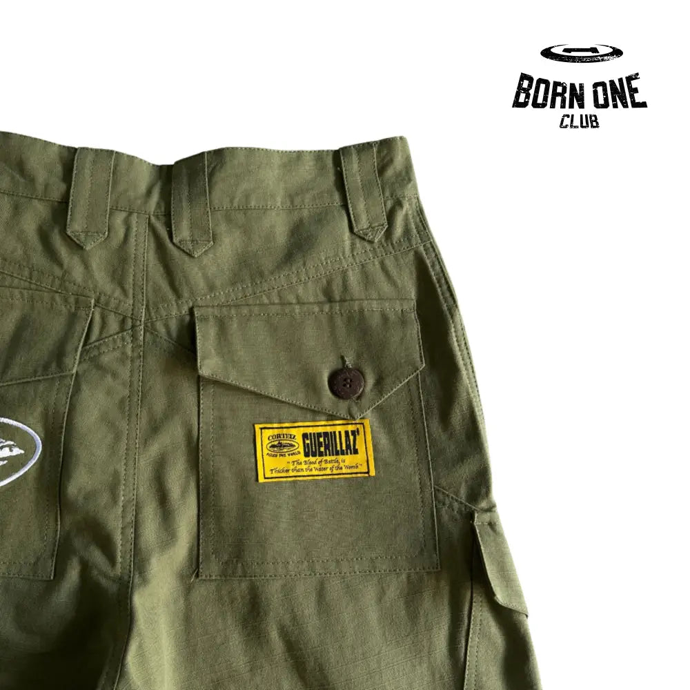 Bermuda Corteiz Slant Pocket Green