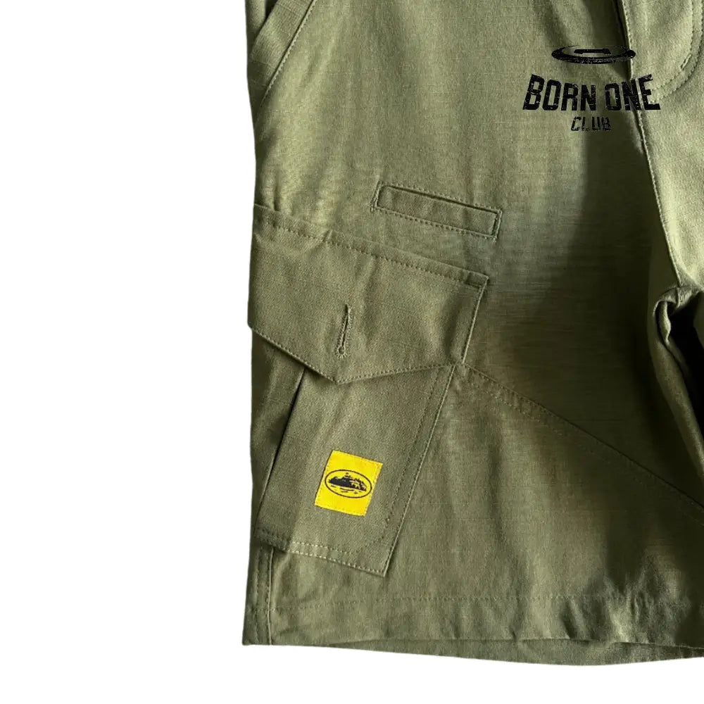 Bermuda Corteiz Slant Pocket Green
