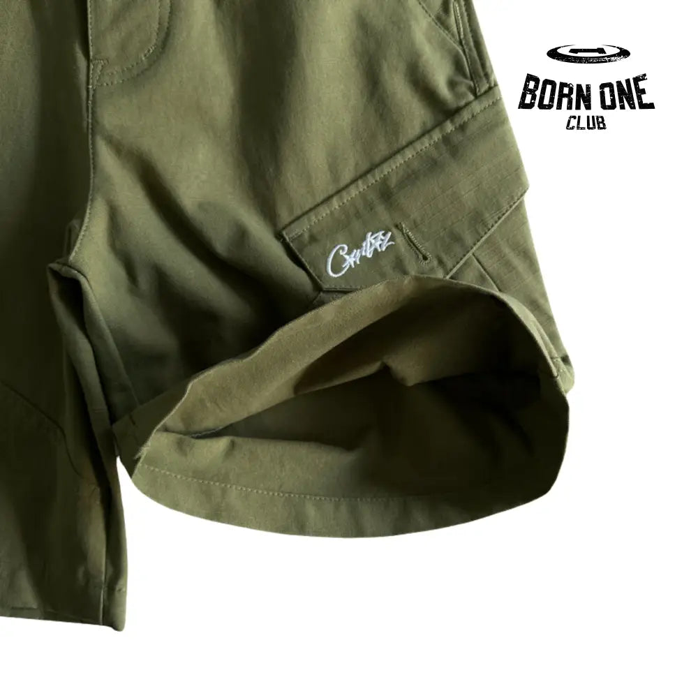 Bermuda Corteiz Slant Pocket Green