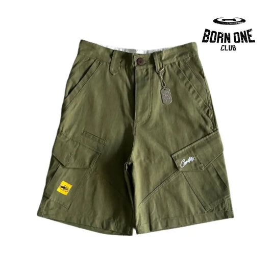 Bermuda Corteiz Slant Pocket Green P