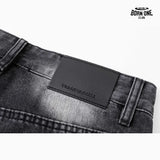 Bermuda Jeans Chrome Hearts Cross Patch Denim Short Black
