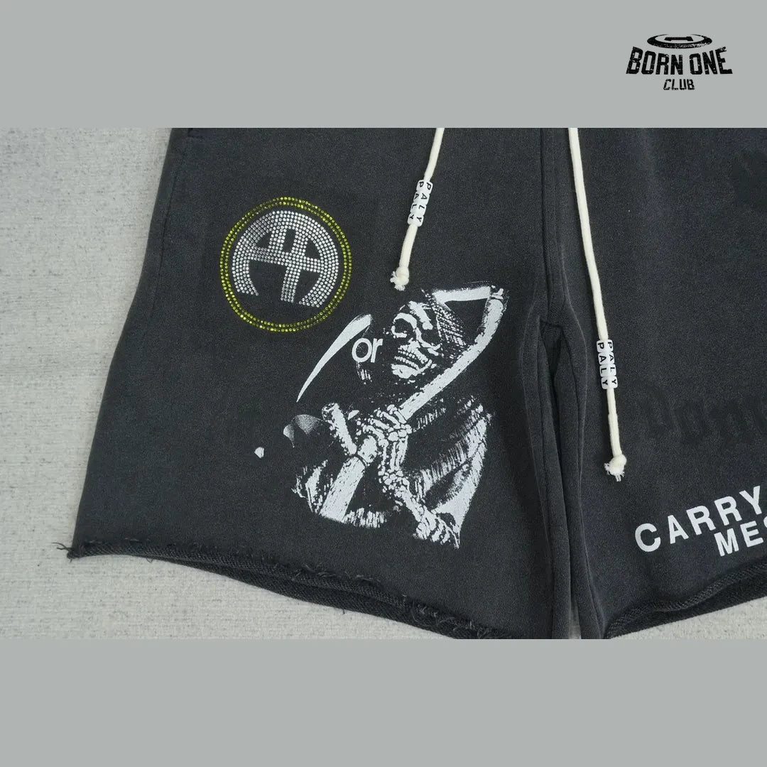 Bermuda Moletom Paly Hollywood Carrying The Message Short Black