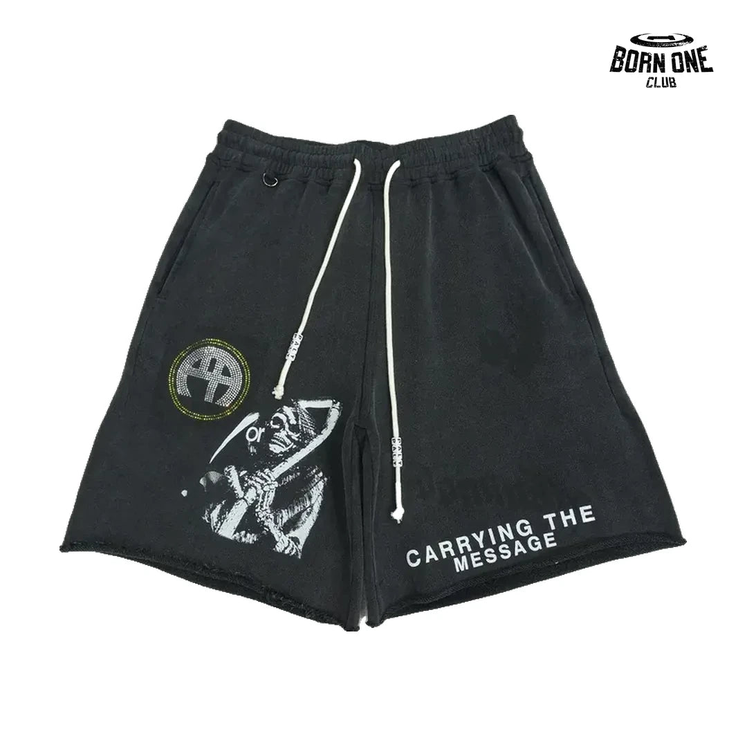 Bermuda Moletom Paly Hollywood Carrying The Message Short Black