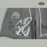 Bermuda Moletom Paly Hollywood Carrying The Message Short Grey