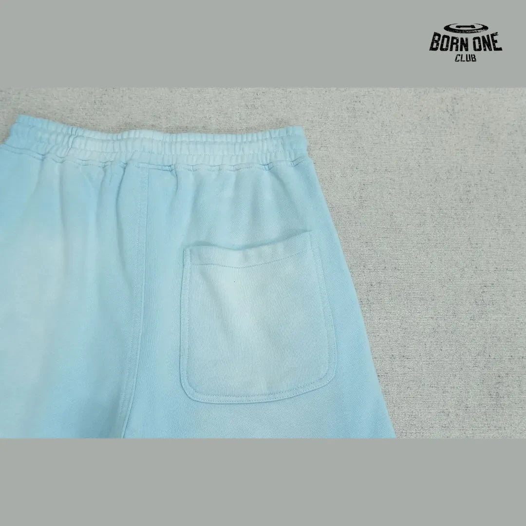 Bermuda Moletom Paly Hollywood Wonder Child Short Light Blue