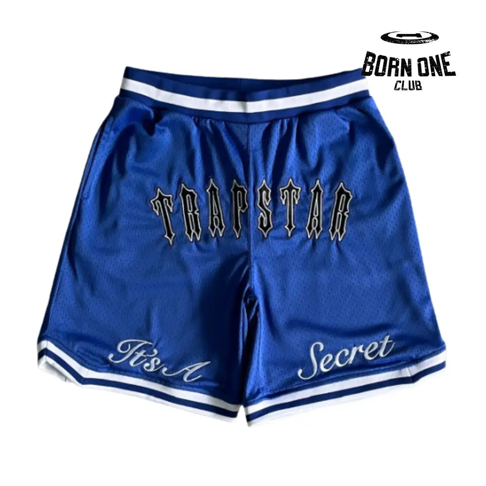 Bermuda Ts Mesh Shorts Blue Trapstar Tracksuits