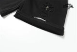 Shorts Chrome Hearts Logo Preto
