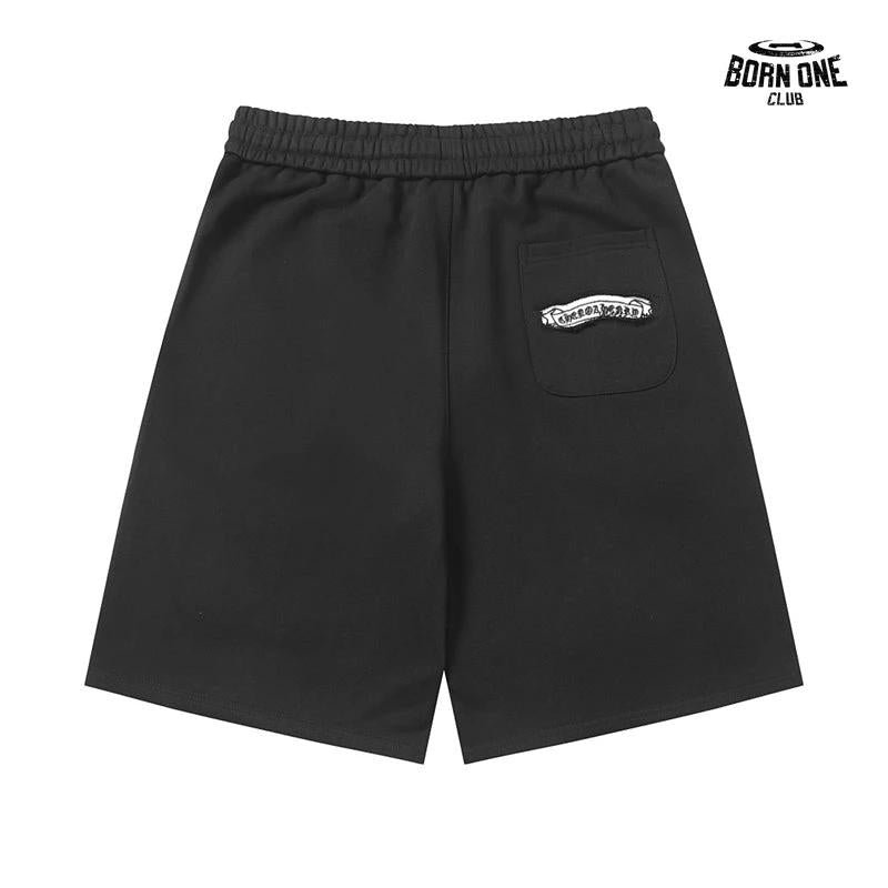 Shorts Chrome Hearts Logo Preto