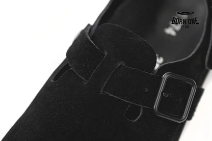 Birkenstock 1774 III Tokio Suede Leather Black