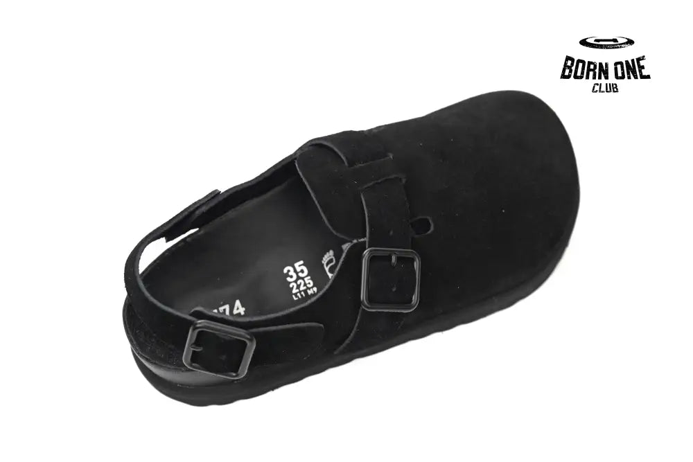 Birkenstock 1774 III Tokio Suede Leather Black