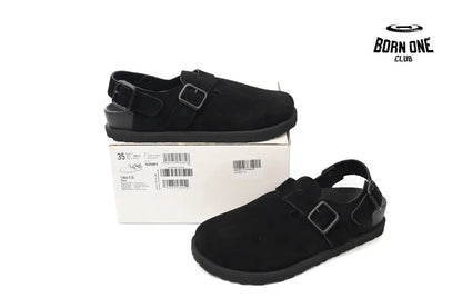 Birkenstock 1774 III Tokio Suede Leather Black